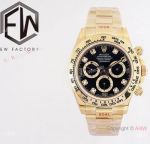 (EWF) Swiss Replica Rolex Daytona EW Factory A7750 Watch Yellow Gold Black Diamonds_th.jpg